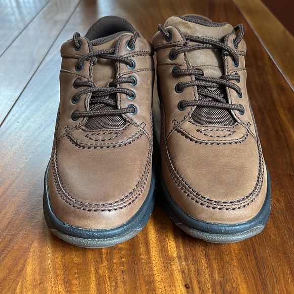 Rockport Prowalker Brown Leather Comfortable Walking Oxford Shoes - Picture 5 of 12